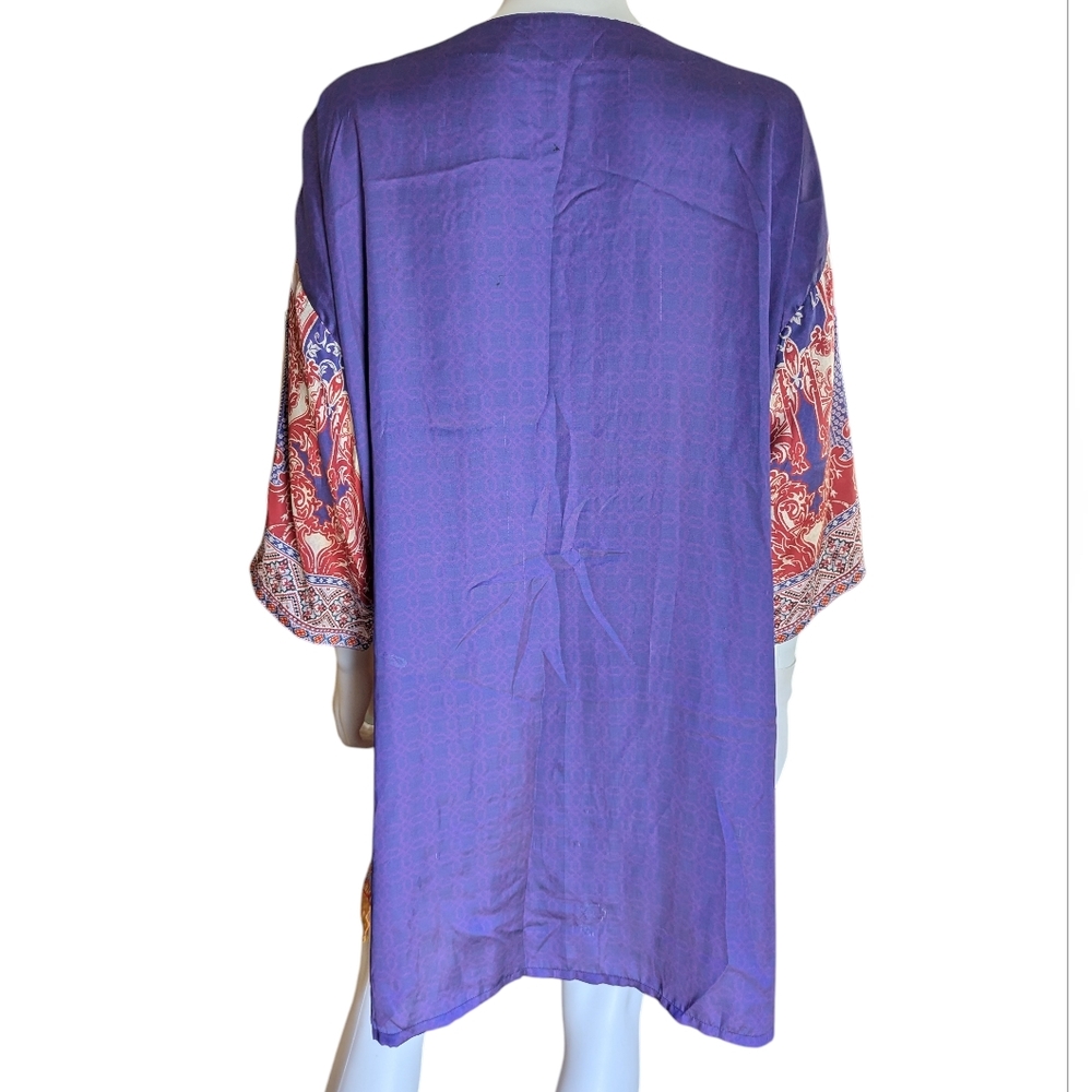 SAPPHIRE colorful printed tunic dres Floral Multicolor Dress - Picture 8 of 17